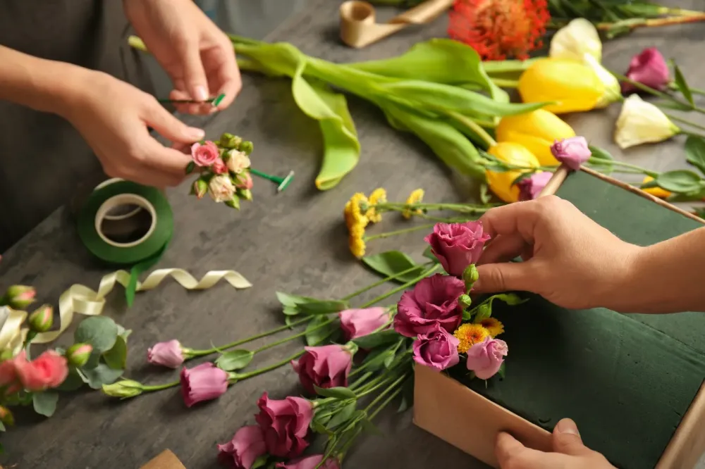 Atelier floral evjf à Yerres