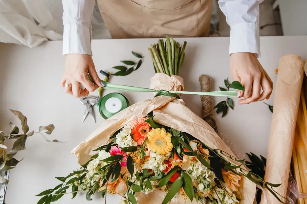 Atelier floral à Yerres